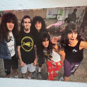 Vintage Anthrax band pinup